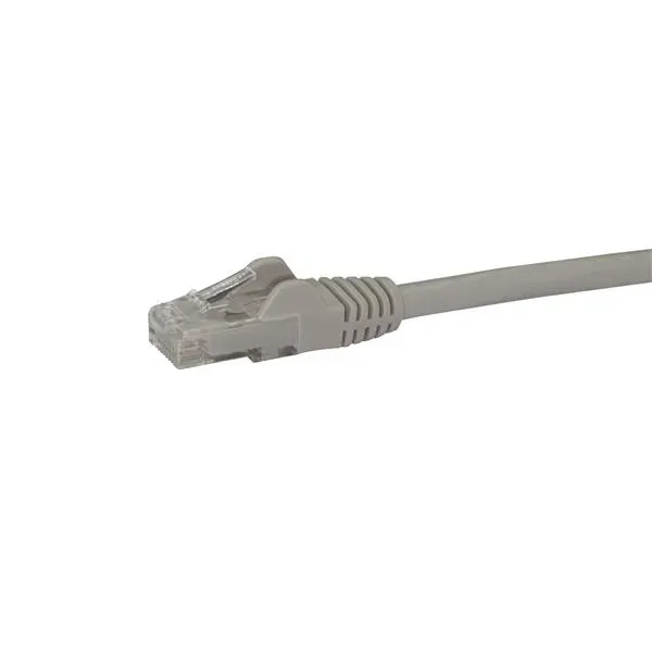 StarTech.com 10m Cat6 Gigabit Snagless Patchkabel - RJ45 UTP Netzwerkkabel - Grau – Bild 2
