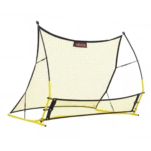 VEVOR Fußball-Rebounder 1830 x 1085 mm, 2-in-1 Rückprallnetz für Ballkontrolle & Passübungen, Rebounder mit Verdickten Fiberglasstangen & Eisenrohren, Trainingsgerät für Jugendliche & Erwachsene – Bild 9