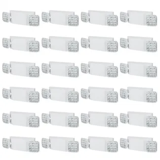 VEVOR 24er-Pack kommerzielle Notbeleuchtung, 3 W, weiße LED-Notausgangsbeleuchtung mit 180-Minuten-Backup-Batterie, verstellbarer 2-LED-Quadratkopf, Decken- oder Wandmontage für Stromausfälle in Unternehmen VEVOR 24er-Pack kommerzielle Notbeleuchtung, 3 W, weiße LED-Notausgangsbeleuchtung mit 180-Minuten-Backup-Batterie, verstellbarer 2-LED-Quadratkopf, Decken- oder Wandmontage für Stromausfälle in Unternehmen