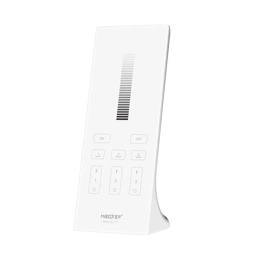 MiBoxer Y1-W LED Fernbedienung 2,4GHz single color 3 Zonen vertikal (w) MiBoxer Y1-W LED Fernbedienung 2,4GHz single color 3 Zonen vertikal (w)