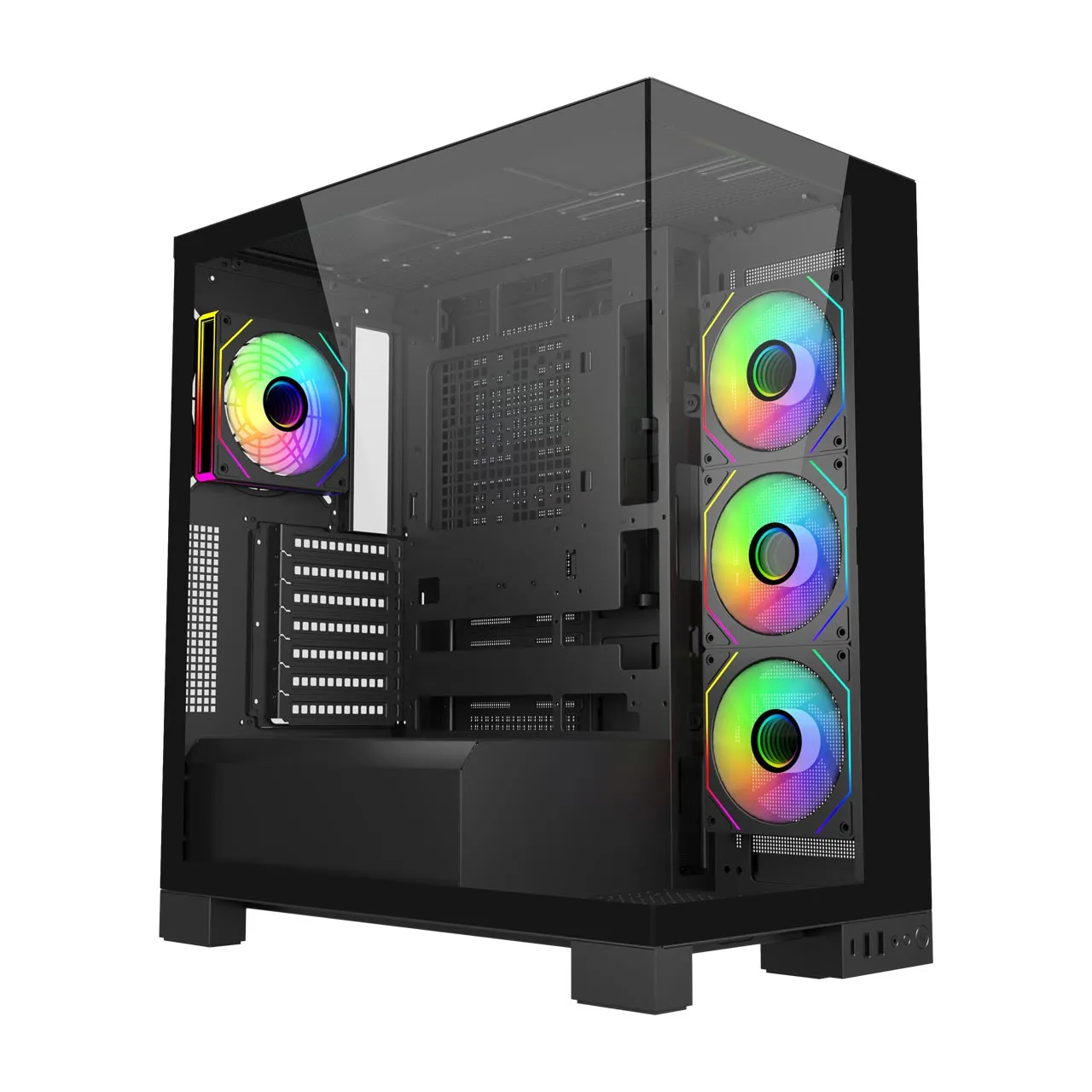 FSP M540-BA Gehäuse Midi Tower mITX, mATX, ATX (BTF) Schwarz FSP M540-BA Gehäuse Midi Tower mITX, mATX, ATX (BTF) Schwarz