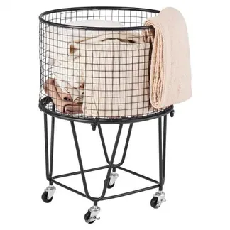 VEVOR Wäschewagen runder Wäschesammler mit 360°-Drehrädern 40 L mit 27 kg Tragkraft, Einkaufswagen aus Karbonstahl für Wäsche Einkaufen Camping Lebensmittel Gepäck, Wäschesortierer Wäschekorb VEVOR Wäschewagen runder Wäschesammler mit 360°-Drehrädern 40 L mit 27 kg Tragkraft, Einkaufswagen aus Karbonstahl für Wäsche Einkaufen Camping Lebensmittel Gepäck, Wäschesortierer Wäschekorb
