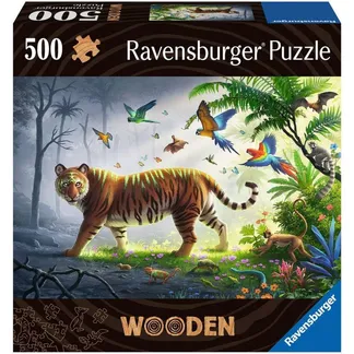 Wooden Puzzle Tiger im Dschungel Wooden Puzzle Tiger im Dschungel
