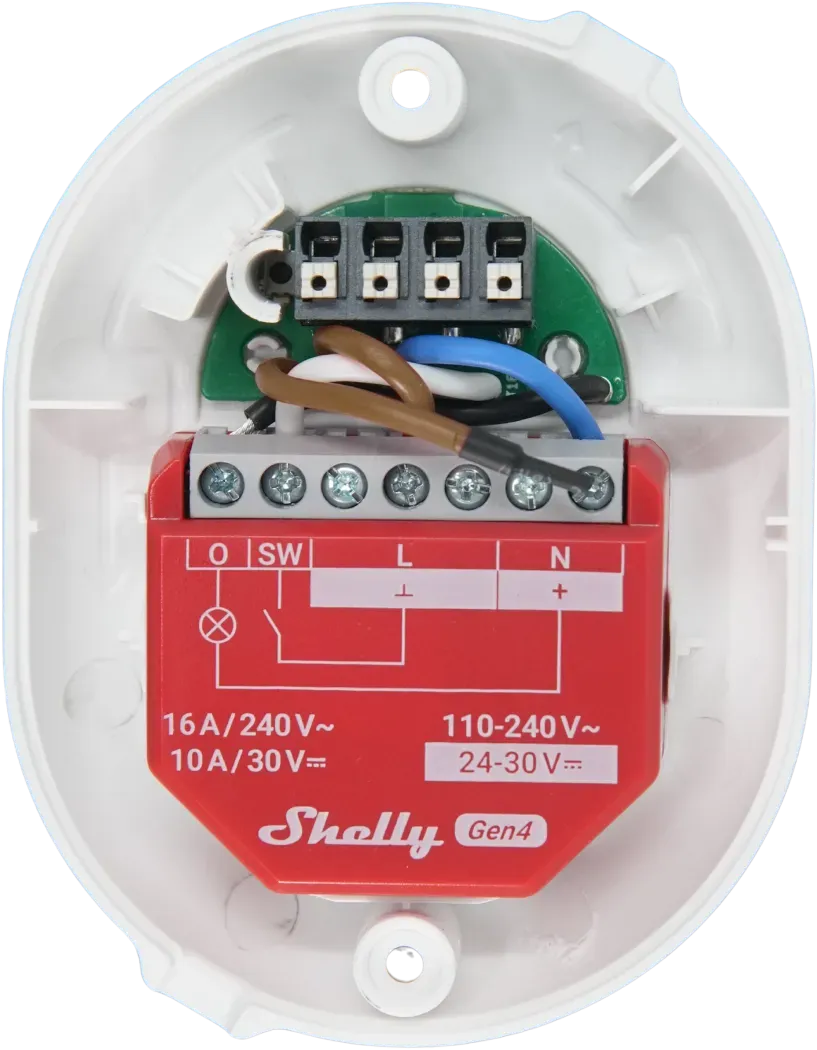 Shelly · Unterputz Zubehör · "Button Add-on white" – Bild 2