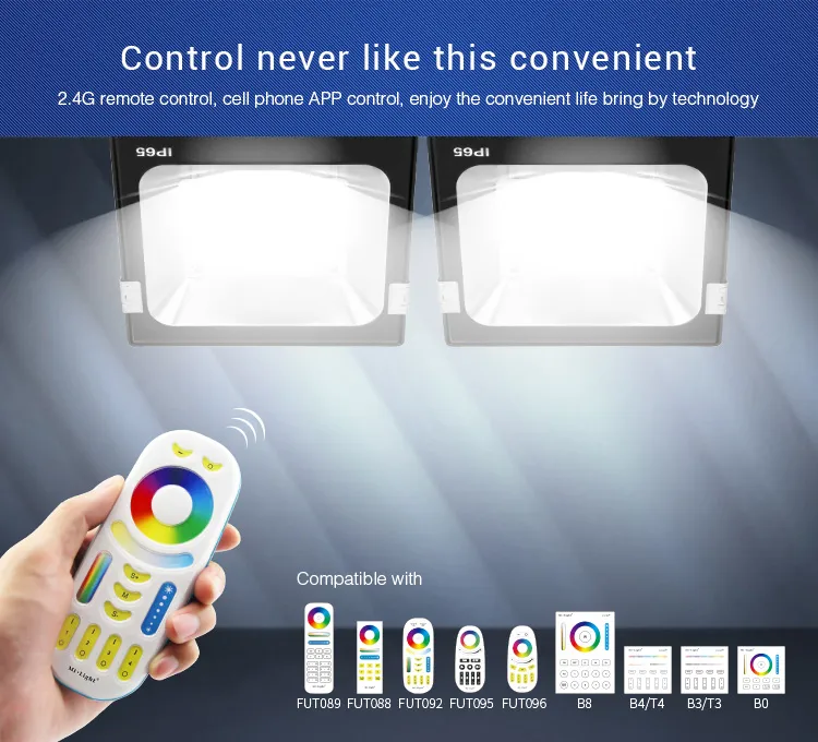 MiBoxer FUTT04 LED Flächenstrahler 20W RGB-WW (RGB-CCT) IP65 230V – Bild 6