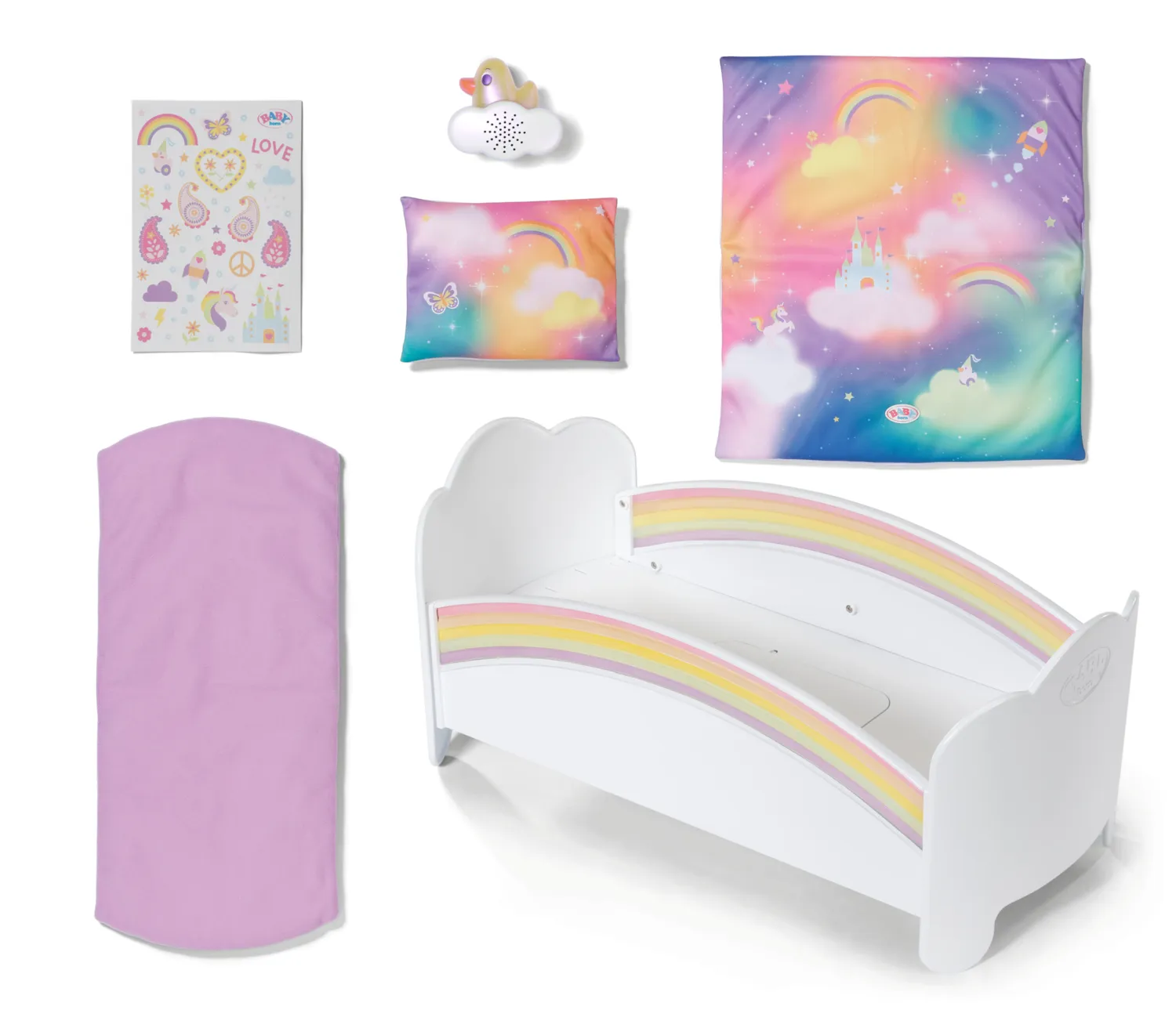 BABY born Rainbow Bed Puppenbett/Kinderbett BABY born Rainbow Bed Puppenbett/Kinderbett