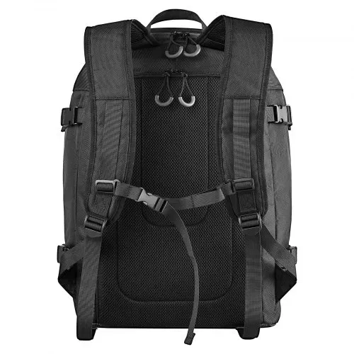 VEVOR Skitasche, 55 L, Reiserucksack für Snowboardstiefel, Skischuhtasche aus strapazierfähigem 1680D Oxford, Skisack für Ski, Snowboard, Helm, Schutzbrille, Handschuhe, Zubehör (schwarz) – Bild 10