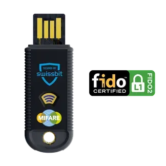 Swissbit iShield Key 1.1 FIDO2 USB-A + Mifare in Einzelverpackung Swissbit iShield Key 1.1 FIDO2 USB-A + Mifare in Einzelverpackung