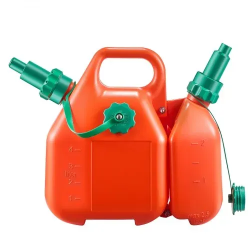VEVOR Kraftstoffkanister, 6 L Kraftstofftank mit Ausguss & 1,9 L zusätzlichem Ölbehälter, max. Durchflussrate 5,5 L/min, Flüssigkeitsbehälter für die meisten Autos, Motorräder, ATVs & UTVs – Bild 10