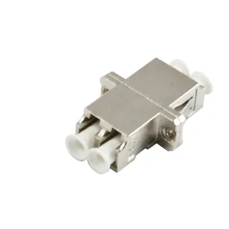 LWL-Kupplung,LC-Buchse/LC-Buchse, 50/125u Multimode, duplex, Metall mit Flansch, Synergy 21 LWL-Kupplung,LC-Buchse/LC-Buchse, 50/125u Multimode, duplex, Metall mit Flansch, Synergy 21