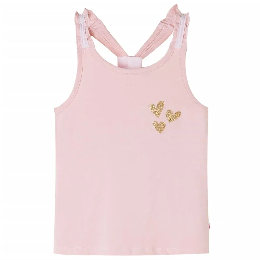 vidaXL Kinder-Tanktop Hellrosa 92 vidaXL Kinder-Tanktop Hellrosa 92