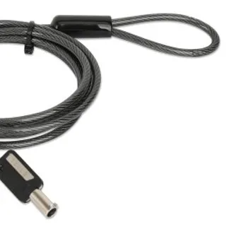 Manhattan 440486 Kabelschloss Schwarz, Durchscheinend 1,8 m Manhattan 440486 Kabelschloss Schwarz, Durchscheinend 1,8 m