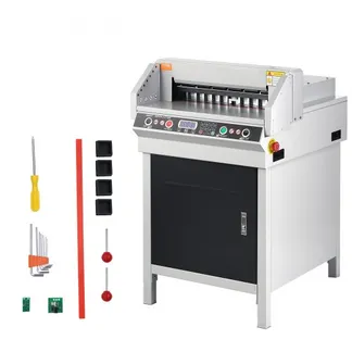 VEVOR elektrischer hydraulischer Papierschneider, Schneidemaschine, Hochleistungs-Papierschneidemaschine mit 40 mm Schnittstärke & 45 cm Schnittbreite & Tastensteuerung, für Schulen, Büros VEVOR elektrischer hydraulischer Papierschneider, Schneidemaschine, Hochleistungs-Papierschneidemaschine mit 40 mm Schnittstärke & 45 cm Schnittbreite & Tastensteuerung, für Schulen, Büros