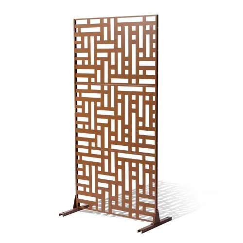 VEVOR Paravent, 120×50,8×193 cm, Sichtschutz für den Außenbereich, freistehende Trennwand, Raumtrenner mit Ständer, dekorativer Raumteiler für Balkon, Terrasse, Innenbereich, Whirlpool, Braun VEVOR Paravent, 120×50,8×193 cm, Sichtschutz für den Außenbereich, freistehende Trennwand, Raumtrenner mit Ständer, dekorativer Raumteiler für Balkon, Terrasse, Innenbereich, Whirlpool, Braun