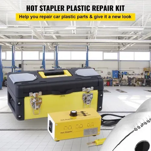VEVOR Heftklammern Heißhefter Kun 220 V, Pistole Kit für Kunsts, Pistole Kit für Kunststoff Reparatur Schweißer Stoßstange mit 600 Heftklammern für industrielle Anwendungen VEVOR Heftklammern Heißhefter Kun 220 V, Pistole Kit für Kunsts, Pistole Kit für Kunststoff Reparatur Schweißer Stoßstange mit 600 Heftklammern für industrielle Anwendungen