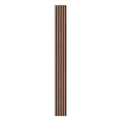 VEVOR Akustikpaneele, Akustikplatten, 2400 x 200 mm, MDF-Akzent-Holzwandpaneele für moderne Innenwände, Wandpaneele aus Kunstholz für stilvolles Dekor und Geräuschreduzierung, Walnuss, 4er-Set – Bild 8