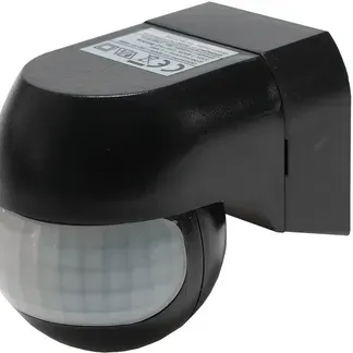 Aufputz Bewegungsmelder “CBM-Slim” 180° LED geeignet, IP44, 1-800W, schwarz Aufputz Bewegungsmelder “CBM-Slim” 180° LED geeignet, IP44, 1-800W, schwarz