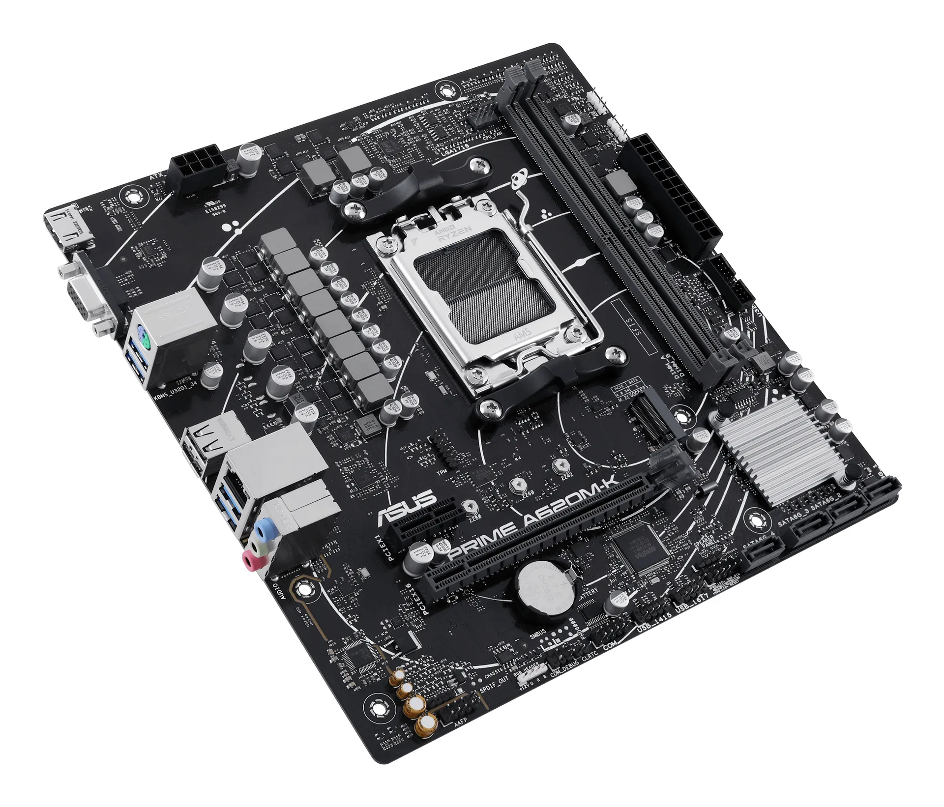 ASUS PRIME A620M-K AMD A620 Sockel AM5 micro ATX – Bild 5