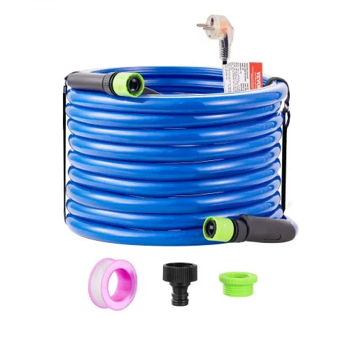 VEVOR 50ft beheizter Wasserschlauch für Wohnmobil, beheizter Trinkwasserschlauch mit Frostschutz bis -45°F, automatisch selbstregulierend, 5/8″ ID mit Schnellanschluss-Set, blei- und BPA-frei VEVOR 50ft beheizter Wasserschlauch für Wohnmobil, beheizter Trinkwasserschlauch mit Frostschutz bis -45°F, automatisch selbstregulierend, 5/8″ ID mit Schnellanschluss-Set, blei- und BPA-frei