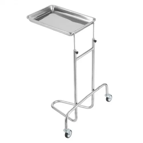 VEVOR Laborwagen aus Edelstahl, Laborwagen mit Einzelablage, mobiler medizinischer Wagen mit 2 leisen Rädern, Laborrollwagen für Labor, Klinik, Krankenhaus, Salon – Bild 10