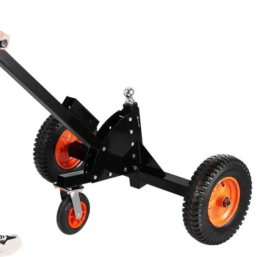 VEVOR 2-in-1-Anhängerwagen, Rangierhilfe Anhänger, 680,4 kg Stützlast, 56 und 66 cm einstellbare Höhe, 50,8 mm Kupplungskugel, 38 cm Luftreifen, zum Bewegen von Wohnmobilanhängern – Bild 10