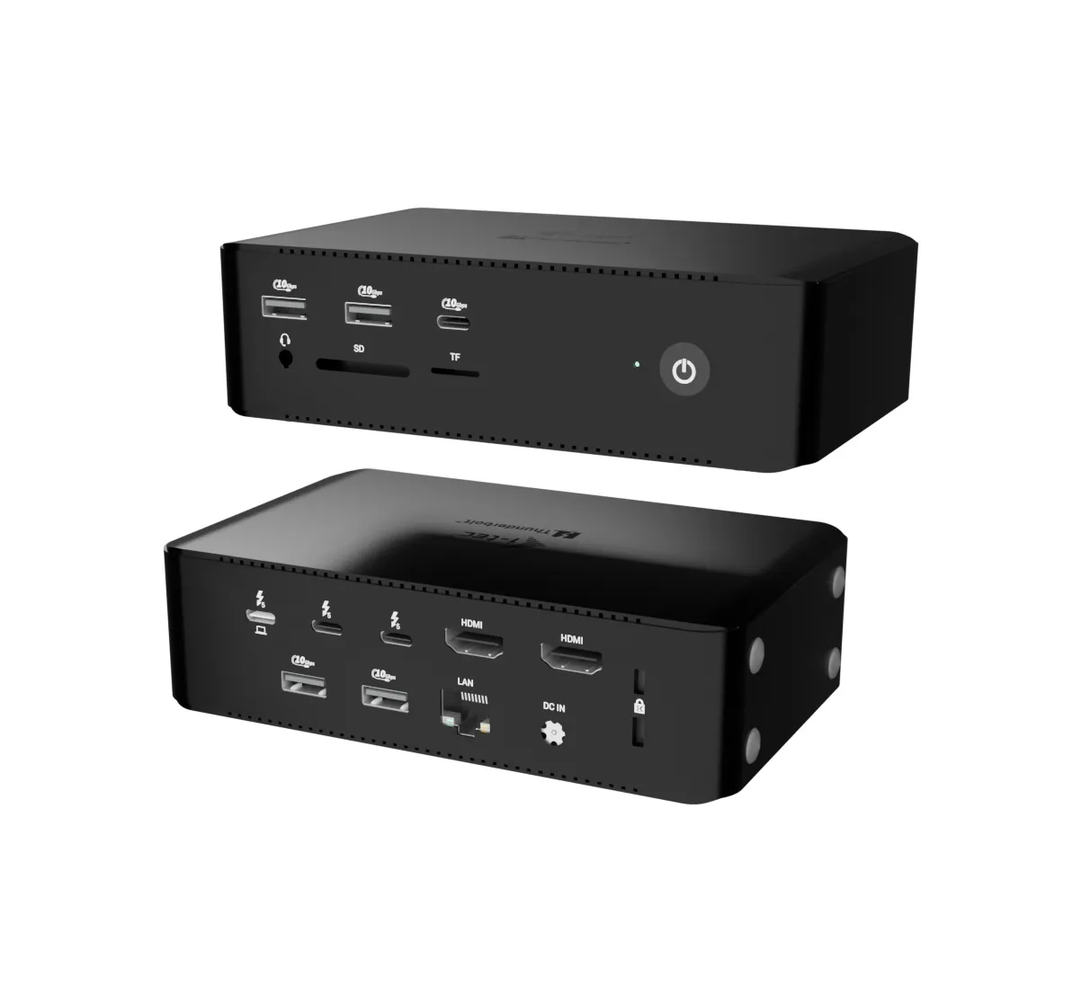 i-tec Thunderbolt5 Quattro Display Docking Station, 5x USB, 2.5 GLAN + Power Delivery 140W i-tec Thunderbolt5 Quattro Display Docking Station, 5x USB, 2.5 GLAN + Power Delivery 140W