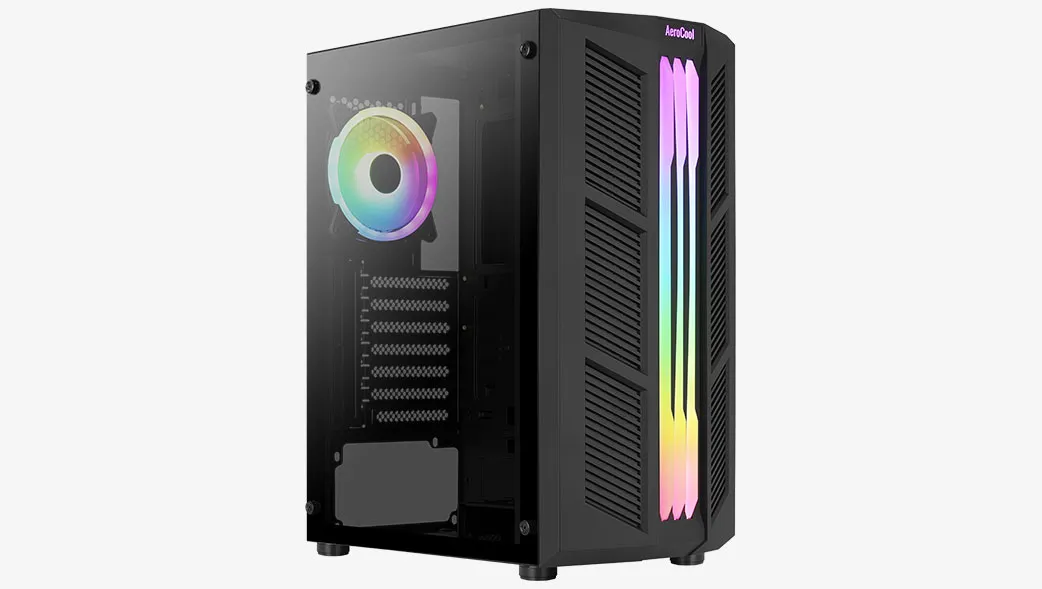 Aerocool Prime-G-BK-v2 Midi Tower Schwarz – Bild 4