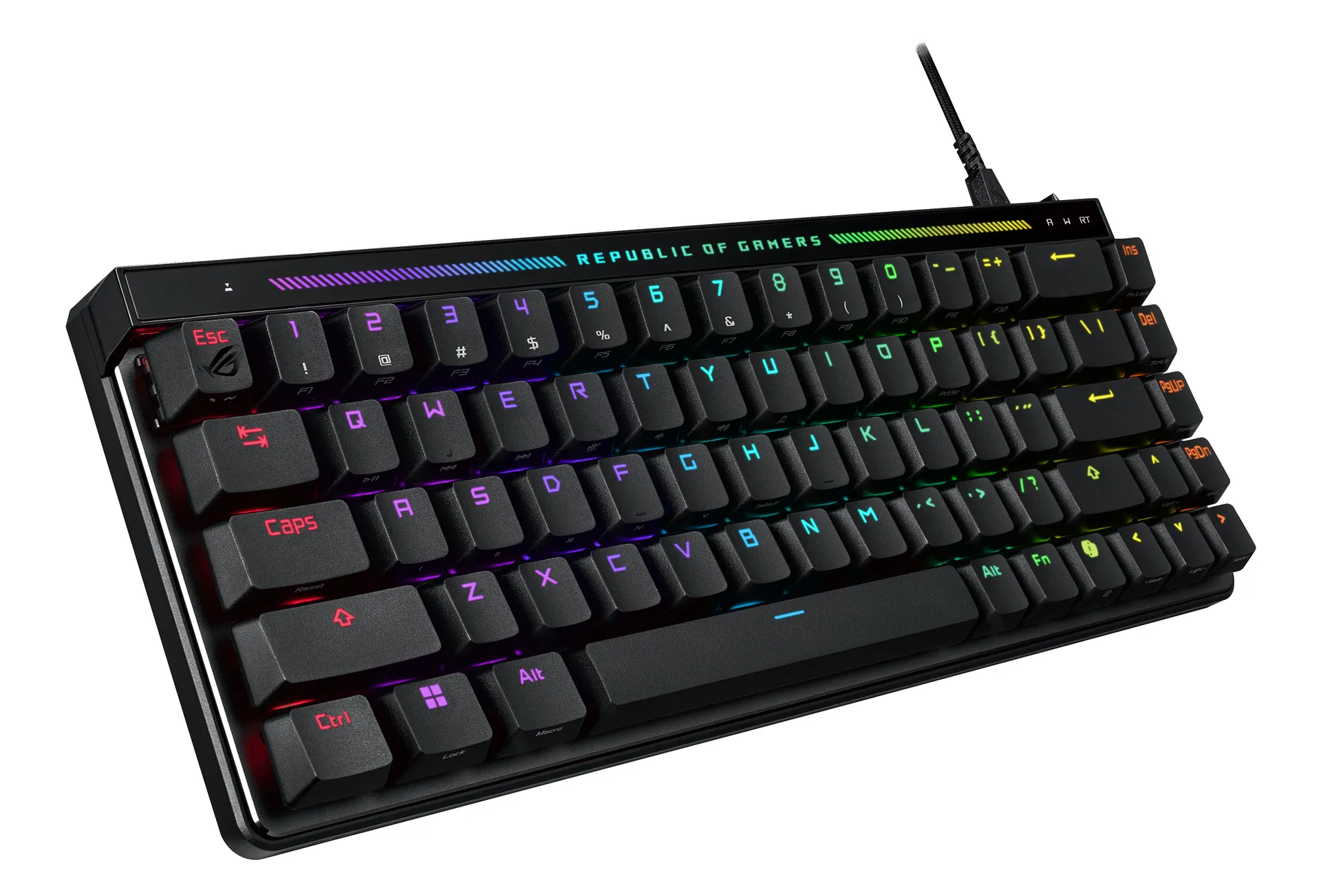 ASUS ROG Falchion Ace HFX Tastatur Gaming USB QWERTZ Deutsch Schwarz – Bild 6