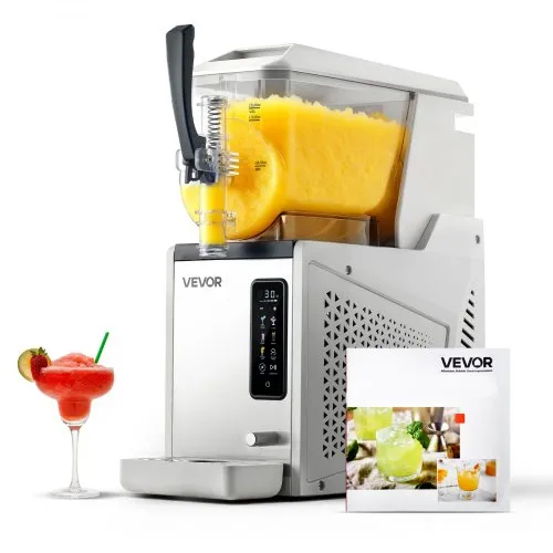 VEVOR Slush Maschine 1 x 3 L, Slusheis Eisbereiter 350 W (kein Eis nötig), Elektrische Margarita-Maschine mit Selbstreinigungsfunktion, Geeignet für Frozen Margaritas Frappés Milchshakes Shakes VEVOR Slush Maschine 1 x 3 L, Slusheis Eisbereiter 350 W (kein Eis nötig), Elektrische Margarita-Maschine mit Selbstreinigungsfunktion, Geeignet für Frozen Margaritas Frappés Milchshakes Shakes