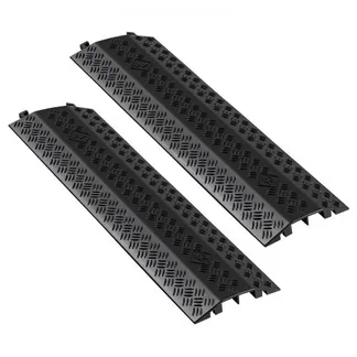 VEVOR 975 mm Kabelbrücke, 7938 kg/Achstragkraft, Hochleistungs-Überfahrschutz aus PP, Stolperschutz, Bodenabdeckungen, für Bereiche mit hoher Schwelle, Zuhause, Büro, Lager, 2er-Pack VEVOR 975 mm Kabelbrücke, 7938 kg/Achstragkraft, Hochleistungs-Überfahrschutz aus PP, Stolperschutz, Bodenabdeckungen, für Bereiche mit hoher Schwelle, Zuhause, Büro, Lager, 2er-Pack