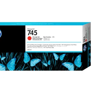 HP 745 DesignJet Druckerpatrone Chromatisches Rot, 300 ml HP 745 DesignJet Druckerpatrone Chromatisches Rot, 300 ml