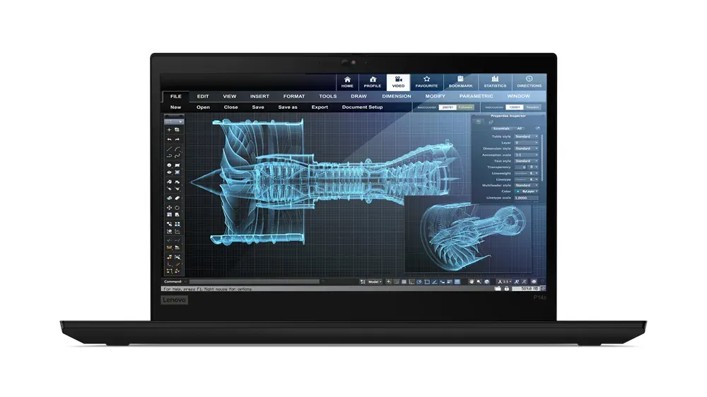 T1A Lenovo ThinkPad P14s Gen 2 Refurbished Intel® Core™ i5 i5-1145G7 Mobiler Arbeitsplatz 35,6 cm (14") Full HD 16 GB DDR4-SDRAM 256 GB SSD Windows 11 Pro Deutsch Schwarz – Bild 4