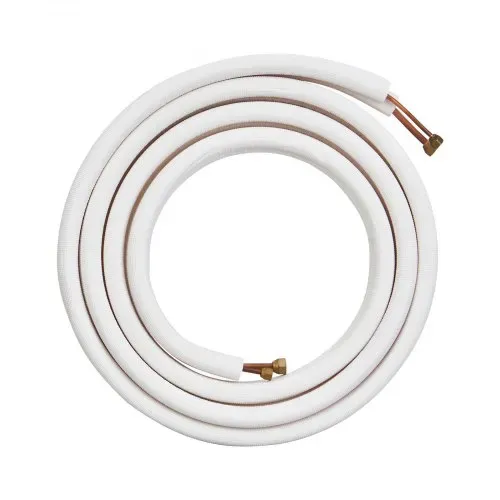 VEVOR 4876,8 mm Mini-Split-Leitungssatz, 6,4 und 9,5 mm Außendurchmesser, Kupferrohre und dreischichtige Isolierung, für Klimaanlagen oder Heizungspumpengeräte und HVAC mit umfangreichem Zubehör – Bild 8