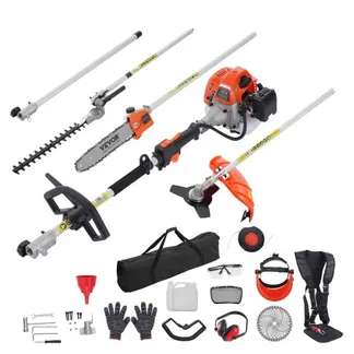 VEVOR 6-in-1 Heckentrimmer Benzin-Heckenschere 52CC Langstielheckenschere VEVOR 6-in-1 Heckentrimmer Benzin-Heckenschere 52CC Langstielheckenschere