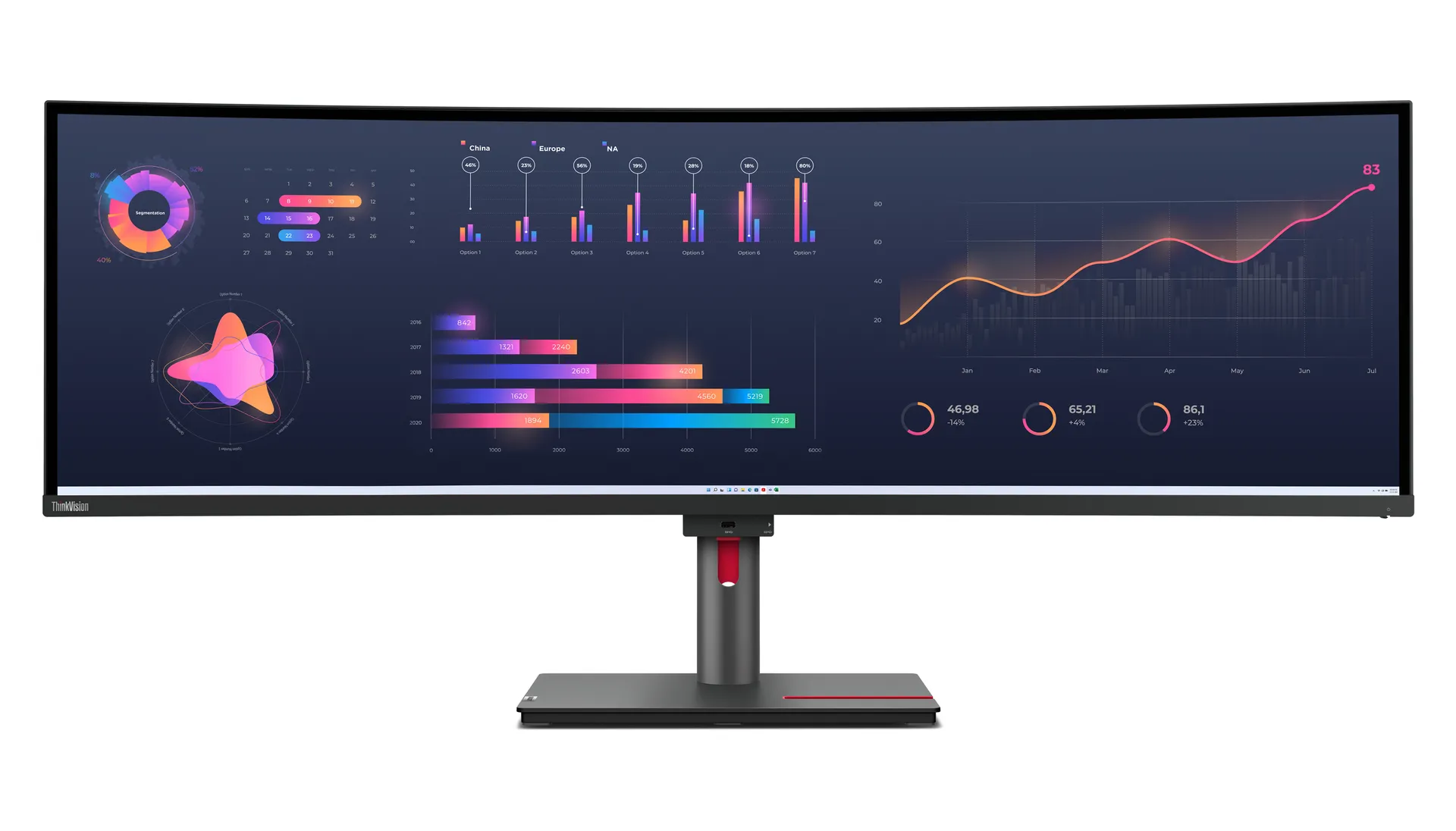 Lenovo ThinkVision P49w-30 Monitor Lenovo ThinkVision P49w-30 Monitor