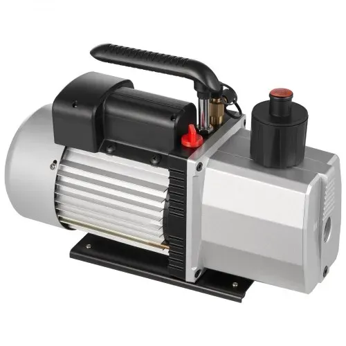 VEVOR Vakuumpumpe 8 CFM 3/4 HP Zweistufige Klimaanlagen-Vakuumpumpe 220V 0,3 PA Ultimatives Vakuum Kältemittel HVAC Werkzeug für Automobile Reparatur Vakuum Evakuierung – Bild 9