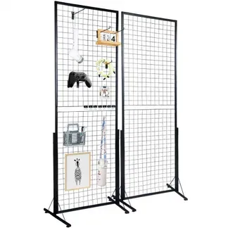 VEVOR 2 x 5,6 Gitterwandpaneele Tower 2 Packungen Drahtgitterwand-Präsentationsständer VEVOR 2 x 5,6 Gitterwandpaneele Tower 2 Packungen Drahtgitterwand-Präsentationsständer