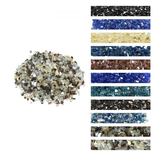 VEVOR Feuerglas, 4,5 kg, Glassteine, 12,7 mm reflektierende Feuerstellen-Glasperlen, Feuerstelle Glasfelsen, Kaminglas, Feuerkristall, Feuerperlen, für Gaskamin, Golden, Transparent, Kupferfarbe VEVOR Feuerglas, 4,5 kg, Glassteine, 12,7 mm reflektierende Feuerstellen-Glasperlen, Feuerstelle Glasfelsen, Kaminglas, Feuerkristall, Feuerperlen, für Gaskamin, Golden, Transparent, Kupferfarbe