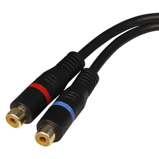 High-Quality Y-Adapter “Y-2B“ 20cm Cinch 1xStecker auf 2xBuchse High-Quality Y-Adapter “Y-2B“ 20cm Cinch 1xStecker auf 2xBuchse