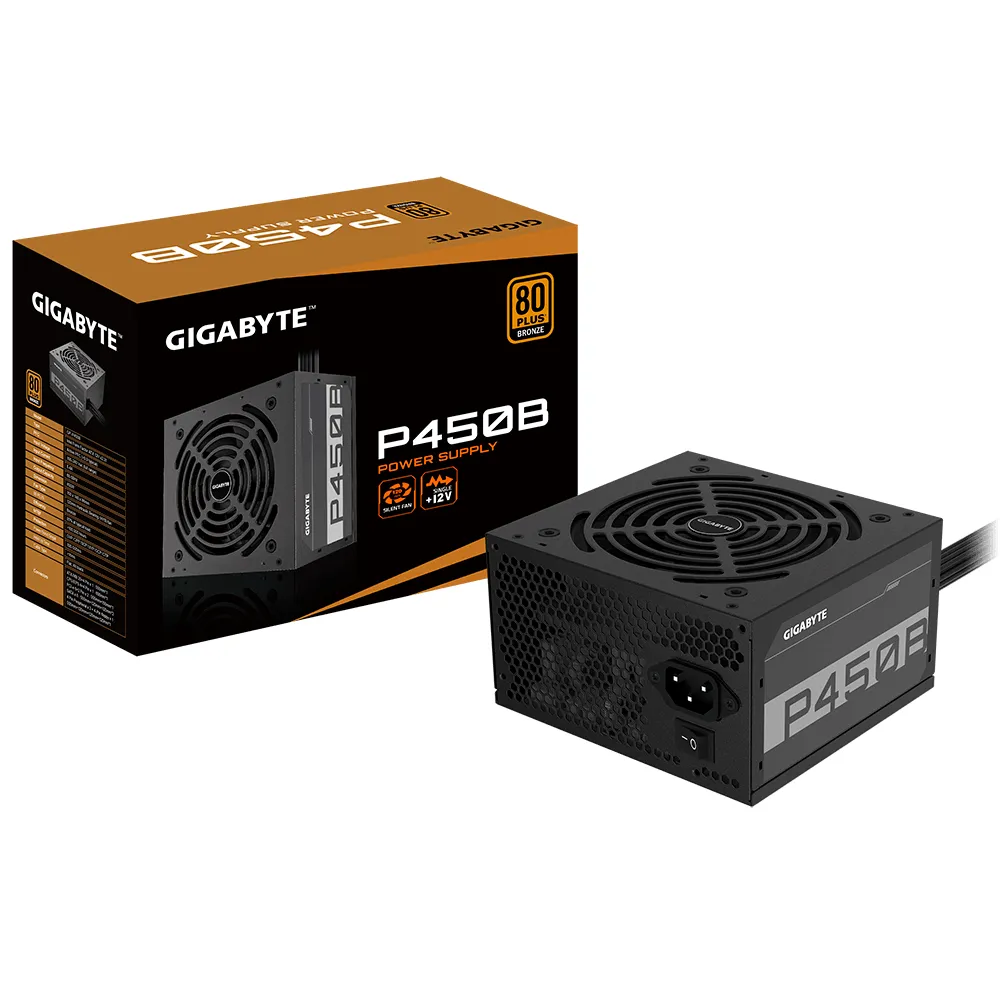 GIGABYTE P450B Netzteil 450 W 20+4 pin ATX ATX Schwarz – Bild 5