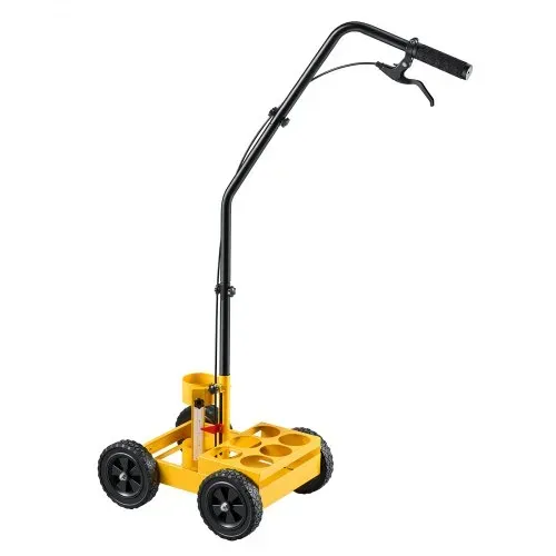 VEVOR Markierungswagen Linien-Markiergerät Linemarker 6 Spraydosen Gelb, Bodenmarkierung für Parkplatz Werkstatt Straße Einkaufszentrum Sportplatz 50–100 mm Einstellbare Linienbreite mit Adapterdüse – Bild 10