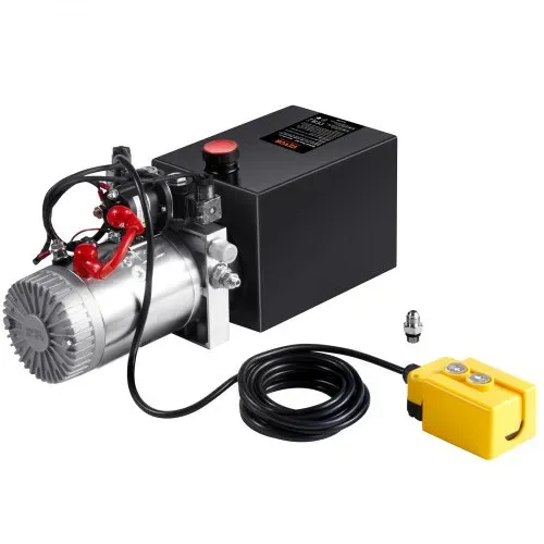 VEVOR Hydraulikpumpe Hydraulikaggregat 12 V Hydraulikaggregat 1600 W, Doppelwirkende Hydraulikpumpe Hydraulic Power Pack, 1,5 Gal Tank Hand Pump Hydraulikaggregat, für Aufzüge, Gabelstapler usw. – Bild 9