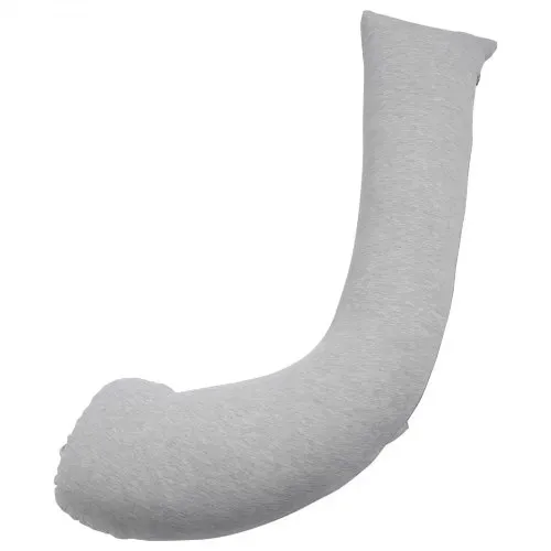 VEVOR Schwangerschaftskissen 118x61x20 cm, L-förmiges Stillkissen für Schwangere, Seitenschläferkissen mit waschbarem Jersey-Bezug zur Unterstützung von Kopf, Nacken, Bauch und Beinen, Hellgrau – Bild 8