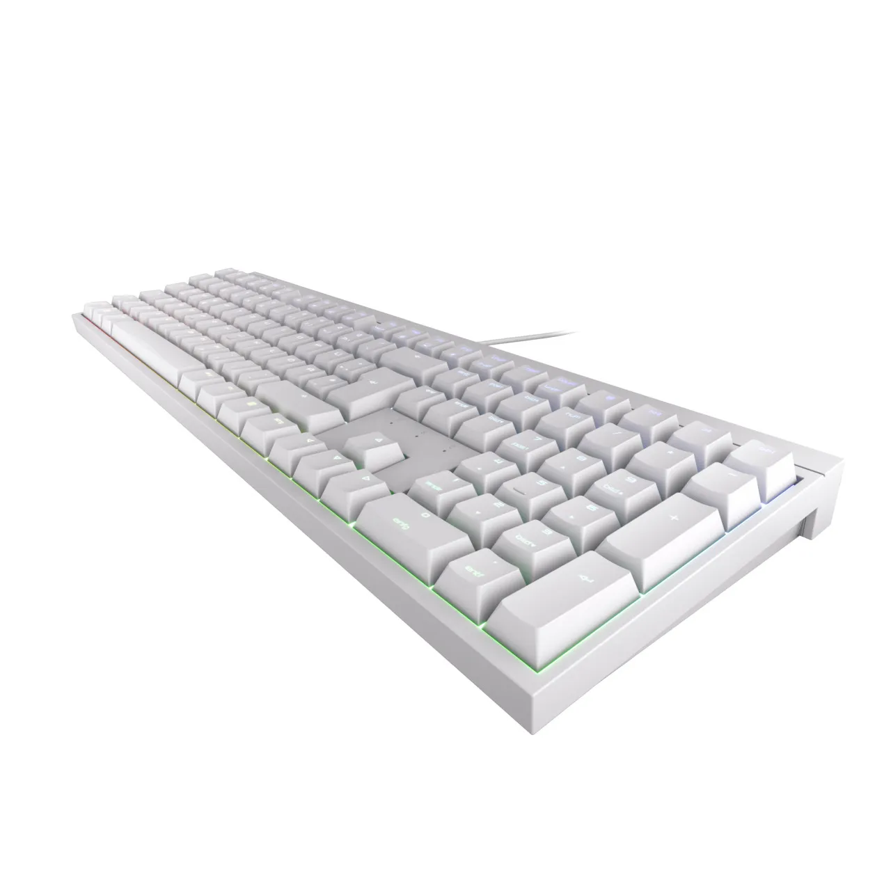 CHERRY MX 2.0S RGB Tastatur Gaming USB QWERTZ Deutsch Weiß – Bild 2