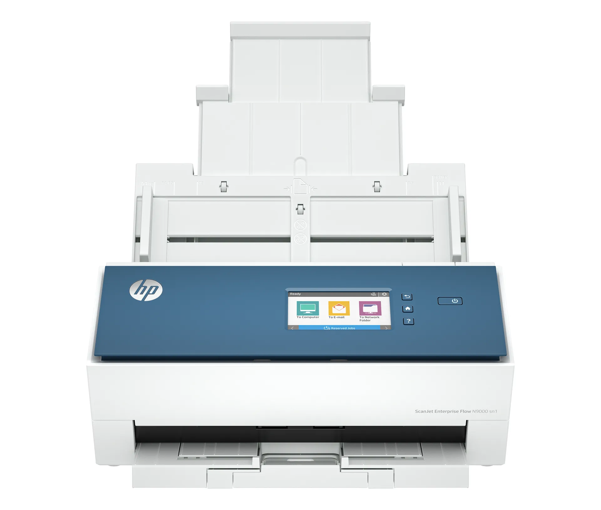 HP ScanJet Enterprise Flow N9000 sn1 Scanner mit Vorlageneinzug 600 x 600 DPI A3 Blau, Weiß HP ScanJet Enterprise Flow N9000 sn1 Scanner mit Vorlageneinzug 600 x 600 DPI A3 Blau, Weiß