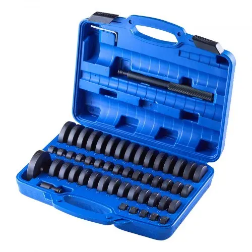 VEVOR Lagerpressen Set 52+14-teilig, 2 in 1 Buchsenantriebswerkzeug Radlager Werkzeug, Dichtungstreiber-Set mit 49 Buchsen, Trennern und Backen, robustes Demontage- und Installationsset mit Koffer – Bild 9