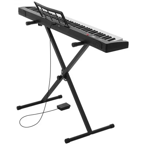 VEVOR Digitalpiano mit 88 Tasten Halbgewichtet E-Piano mit Ständer für Anfänger und Fortgeschrittene, 128 Klänge, 128 Rhythmen, HiFi-Stereolautsprecher, 3,5-mm-Kopfhörerbuchse, Sustain-Pedal – Bild 9
