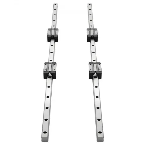 VEVOR Linearführungen HGR20, 2er-Pack 1000 mm Linearschienen & 4 Stk. Gleitblöcke, rostfrei & hochpräzise, Gleitschienen für Heimwerker, CNC-Fräsen, Drehmaschinen, Fräsmaschinen, 3D-Drucker – Bild 9