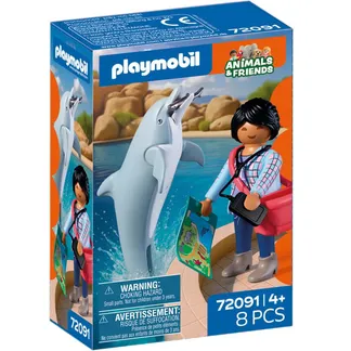 72091 Animals & Friends Zoo: Delfin und Besucherin, Konstruktionsspielzeug 72091 Animals & Friends Zoo: Delfin und Besucherin, Konstruktionsspielzeug