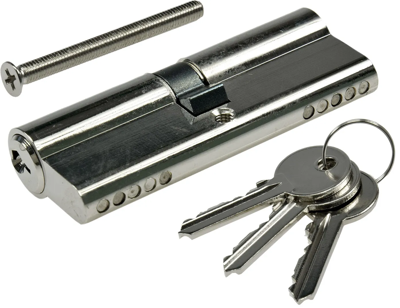 Schließzylinder 80mm (40+40mm) Profil-Zylinder, 3 Bartschlüssel Schließzylinder 80mm (40+40mm) Profil-Zylinder, 3 Bartschlüssel